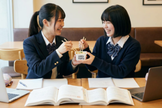 asian schoolgirl step sisters take study break - uwu tofu