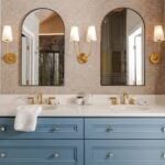 bathroom cabinet colors 2025